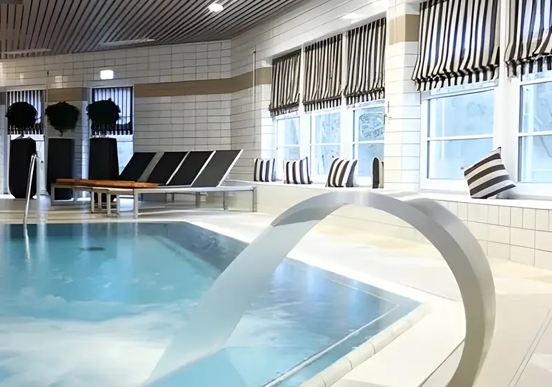 Moderne wellnessruimte bij de accommodatie in de Harz